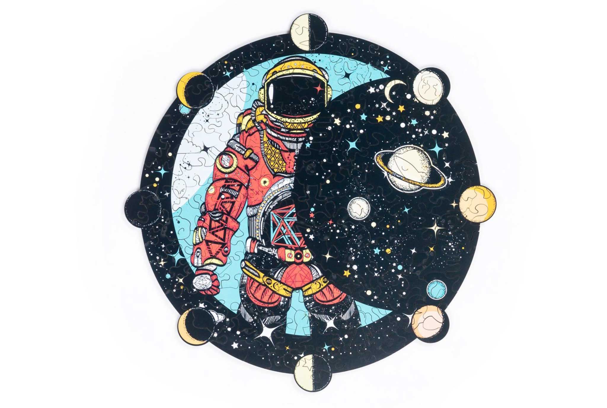 Деревянный пазл Космическая история