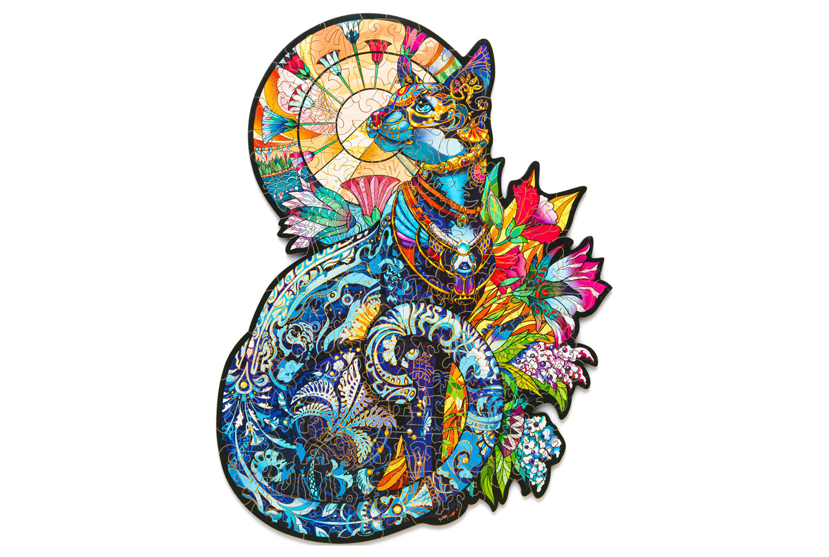 Деревянный пазл Египетская кошка